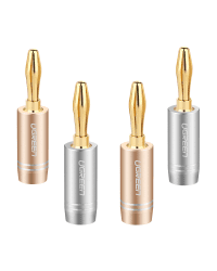 Ugreen banana connectors plugs gold plated aluminium alloy multicolour (50382 AV149)
