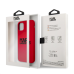 Обложка книги «KLHCN61SLKLRE Karl Lagerfeld Stack Black Logo Silicone Case for iPhone 11 Red»