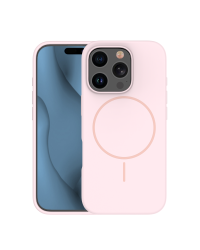 Чехол Fusion silicone Thin Magsafe для iPhone 16 Pro розовый