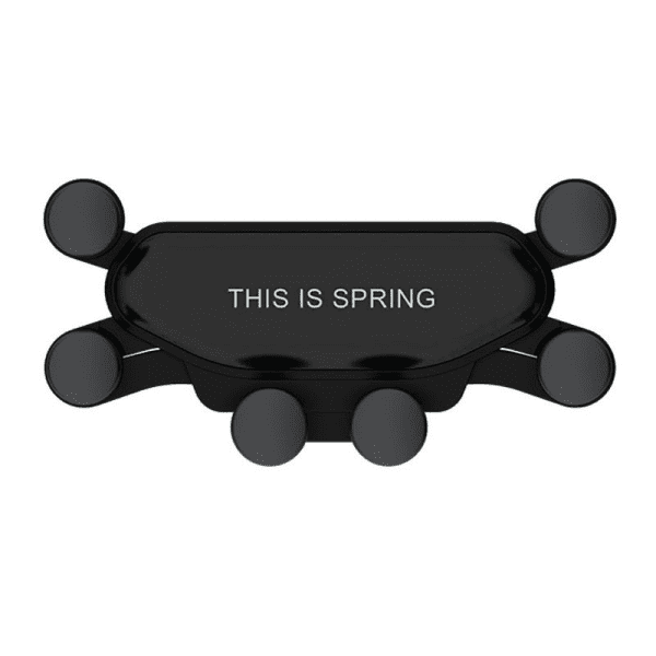 Обложка книги «Car holder - gravity SPRING from 4,7’ air vent mount black»
