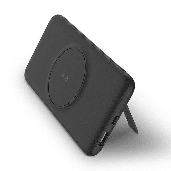 UNIQ Hyde Air Click power bank 10000mAh USB-C 20W PD Fast Wireless charge dark gray