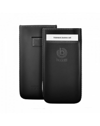 Bugatti PurePremium Универсальный кожаный чехол для Samsung I9500 Galaxy S4 черный