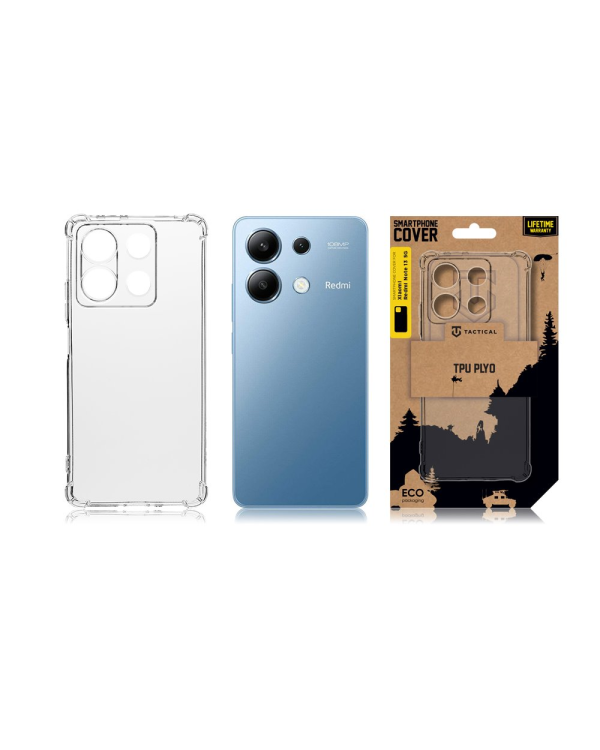 Tactical TPU Plyo Cover for Xiaomi Redmi Note 13 5G Transparent