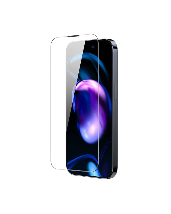 Закаленное стекло Baseus Crystal с защитой от пыли 0,3 мм для iPhone 14 Pro Max (2 шт.)