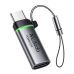 Адаптер Mcdodo OT-2450 | USB-C к USB-C | автоматическое отключение питания | серебристый