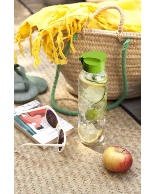 Бутылка Dots 0,75л прозрачная|зеленая