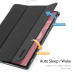 Dux Ducis Domo flip and smart sleep case for Lenovo Tab M11 - black