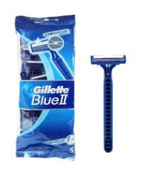 Gillette Gillette Blue II Одноразовые бритвенные лезвия 5 шт.