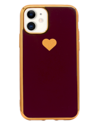 Fusion Heart Case Силиконовый чехол для Apple iPhone 7 / 8 / SE 2020 Красный