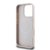 Guess GUHMP16LPSAPSMEP iPhone 16 Pro 6.3" różowy|pink hardcase Saffiano Peony Classic Logo MagSafe
