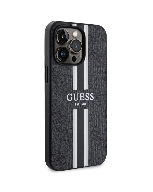 Дополнительное изображение книги «Guess GUHMP13XP4RPSK iPhone 13 Pro Max 6,7" czarny|black hardcase 4G Printed Stripes MagSafe»