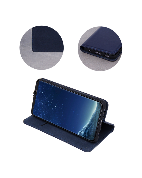 Чехол-книжка Fusion Modus Case для Samsung A515 Galaxy A51 темно-синий