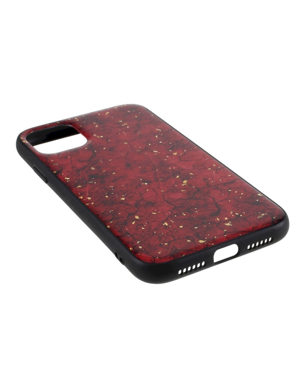 Fusion Art Epoxy Back Case Силиконовый чехол для Apple iPhone 11Темно Красный