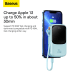 Baseus Qpow power bank 10000mAh built-in Lightning 20W Quick Charge cable SCP AFC FCP blue (PPQD020003)