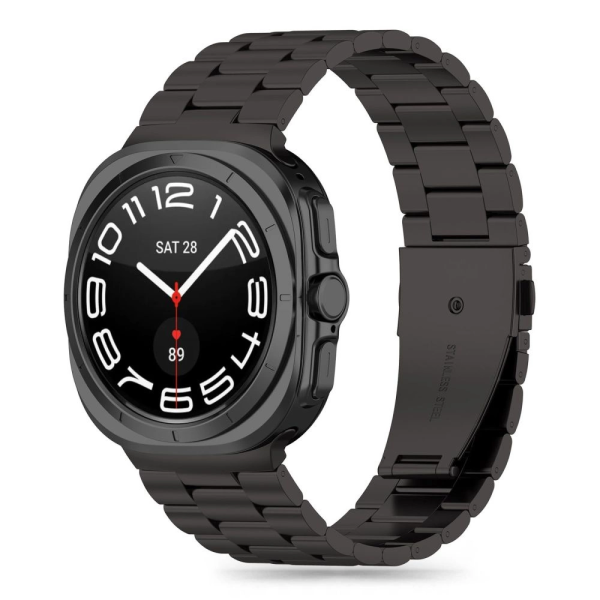 Обложка книги «Tech-Protect Stainless Bracelet for Samsung Galaxy Watch Ultra (47mm) - Black»