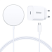 Choetech 15W Magnetic Wireless Charger Kit Qi + 20W Power Delivery Charger (MagSafe Compatible) White (T517-F)