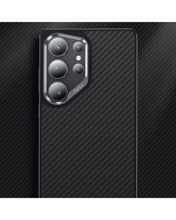 Дополнительное изображение книги «Benks Magnetic Armor Pro Kevlar Case 600D (A045) for Samsung Galaxy S25 Ultra black»
