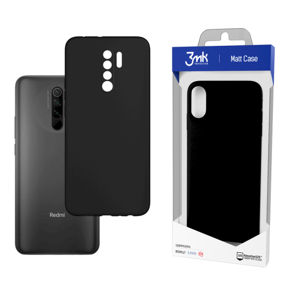 Обложка книги «Xiaomi Redmi 9 - 3mk Matt Case black»
