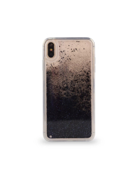 Fusion Fun Liquid Back Case Прочный Силиконовый чехол для Apple iPhone 7 / 8 / SE 2020 Прозрачный - Черный