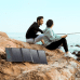 Choetech Foldable Solar Charger Solar Photovoltaic 36W Quick Charge Power Delivery USB / USB Type C (94 x 36 cm) Gray (SC006)