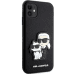 Karl Lagerfeld PU Saffiano Karl and Choupette NFT Чехол для iPhone 11 черный