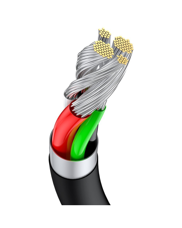 Дополнительное изображение книги «Baseus Superior USB - USB Typ C fast charging data cable 66 W (11 V | 6 A) Huawei SuperCharge SCP 1 m black (CATYS-01)»