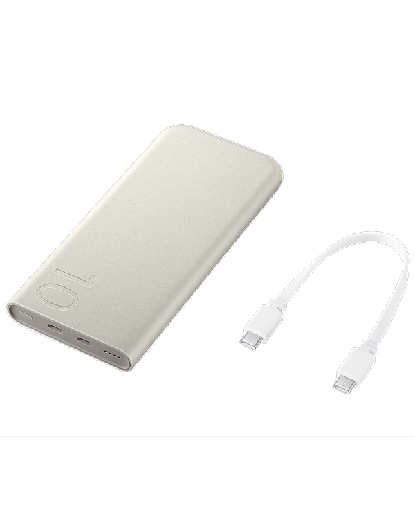 EB-P3400XUE Samsung power bank 2x USB-C 25W 10000mAh Бежевый