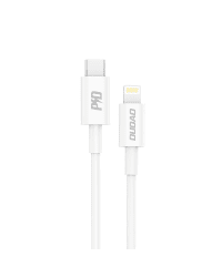 Dudao USB Typ C - Lightning cable 18 W 1 m Power Delivery white (L6X white)