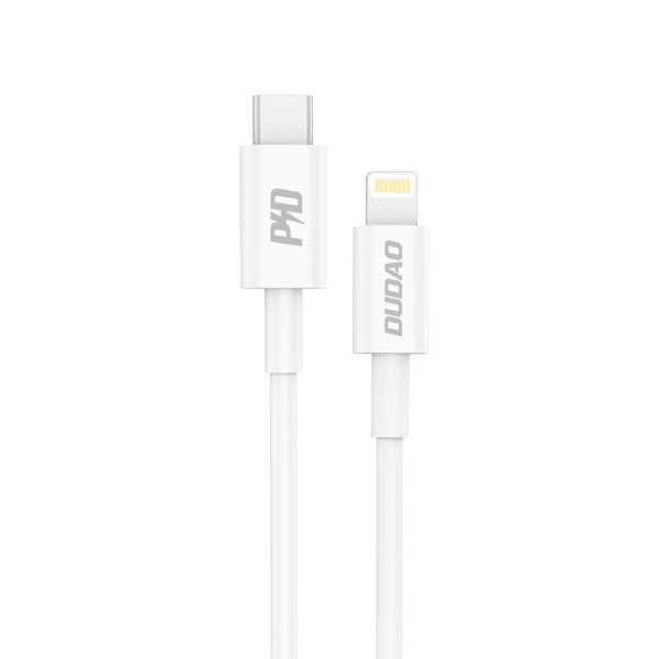 Dudao USB Typ C - Lightning cable 18 W 1 m Power Delivery white (L6X white)