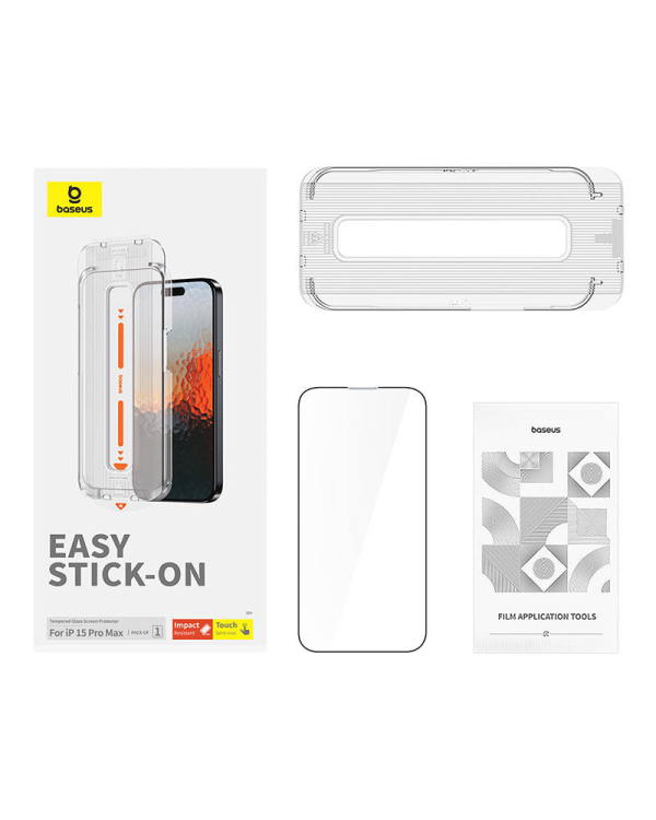 Sapphire Tempered Glass Baseus 0.3mm for iPhone 15 ProMax