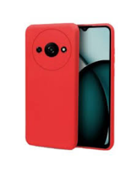 Силиконовый чехол Fusion Elegance Fibre Protect для Xiaomi Redmi A3 4G красный