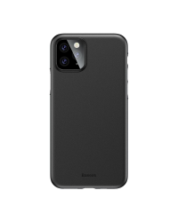 Baseus Wing Lightweight Тонкий Силиконовый чехол для Apple iPhone 11 Pro Черный