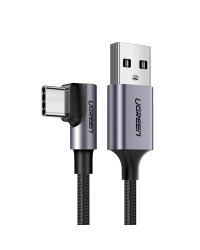 Angular USB-C cable UGREEN US284, 3A , 3m (black)
