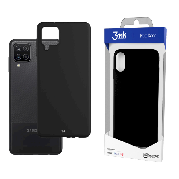 Обложка книги «Samsung Galaxy A12 - 3mk Matt Case black»