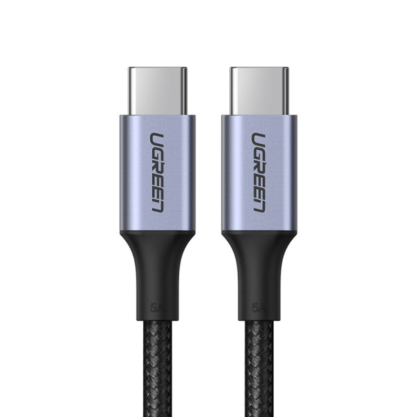 Кабель UGREEN US316 Type C - Type C, 100 Вт, 2 м (черный)