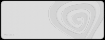 Genesis Mouse Pad Carbon 400 XXL Logo Gray | White