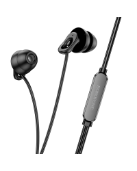 Borofone Earphones BM91 Cloud with microphone black