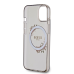 Guess PC|TPU Flowers Ring Glossy Logo MagSafe чехол для iPhone 14 черный