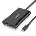 Обложка книги «Choetech plug adapter USB Type C Thunderbolt 3 (40Gbps) - 2x HDMI 2.0 4K 60Hz black (HUB-H07)»