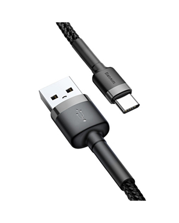 Дополнительное изображение книги «Baseus Cafule провод USB-C 2A 2m черный - серый»