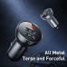 Baseus Digital Display Dual USB 4.8A Car Charger 24W silver (CCBX-0S)