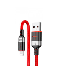 KAKUSIGA KSC-696 USB-A -> Lightning кабель для зарядки 15 Вт | 120 см красный