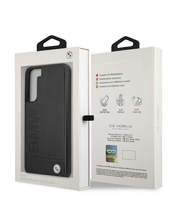 Etui BMW BMHCS22MSLLBK S22+ S906 czarny|black hardcase Signature Logo Imprint