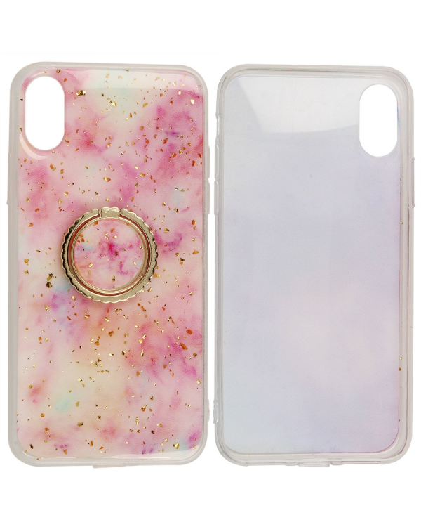 Fusion Marble Ring Back Case Силиконовый чехол для Apple iPhone 11 Pro Розовый