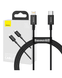 Baseus Superior Series Cable USB-C to iP, 20W, PD, 1m (black)