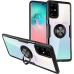 Fusion Carbon Ring Back Case Силиконовый чехол с магнитом для Samsung A715 Galaxy A71 Черный