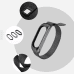 Fusion metal ремешок для часов Xiaomi Mi Band 3 / 4 / 5 серебряный