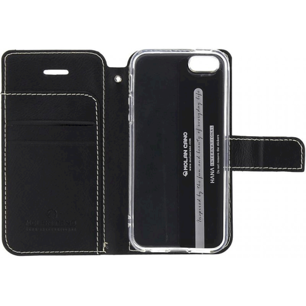 Обложка книги «Molan Cano Issue Book Case for iPhone 5/5S/SE Black»