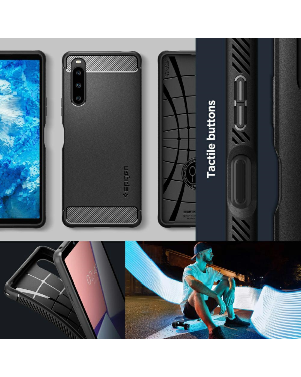 Дополнительное изображение книги «Spigen Rugged Armor Sony Xperia 1 V czarny|black ACS06204»