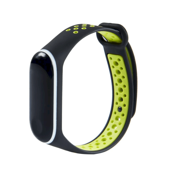 Fusion dots ремешок для часов Xiaomi Mi Band 3 / Mi Band 4 зеленый